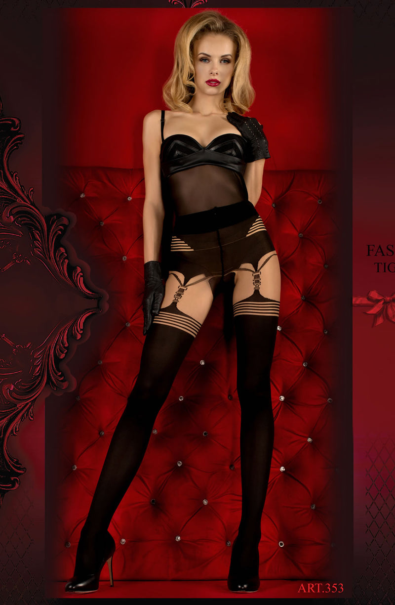 Ballerina 353 Tights Skin / Nero (Black)